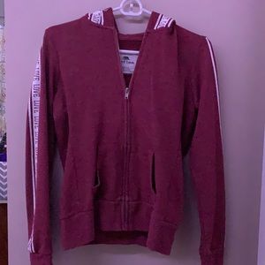Zip Up Pink Hoodie